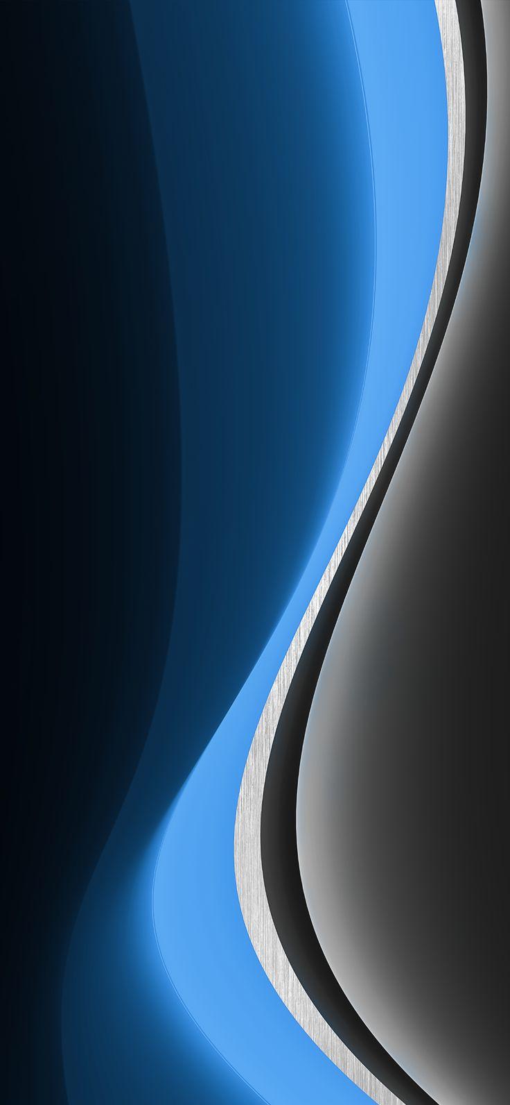 Ios Abstract Wave By Hk3ton Android Wallpaper Blue