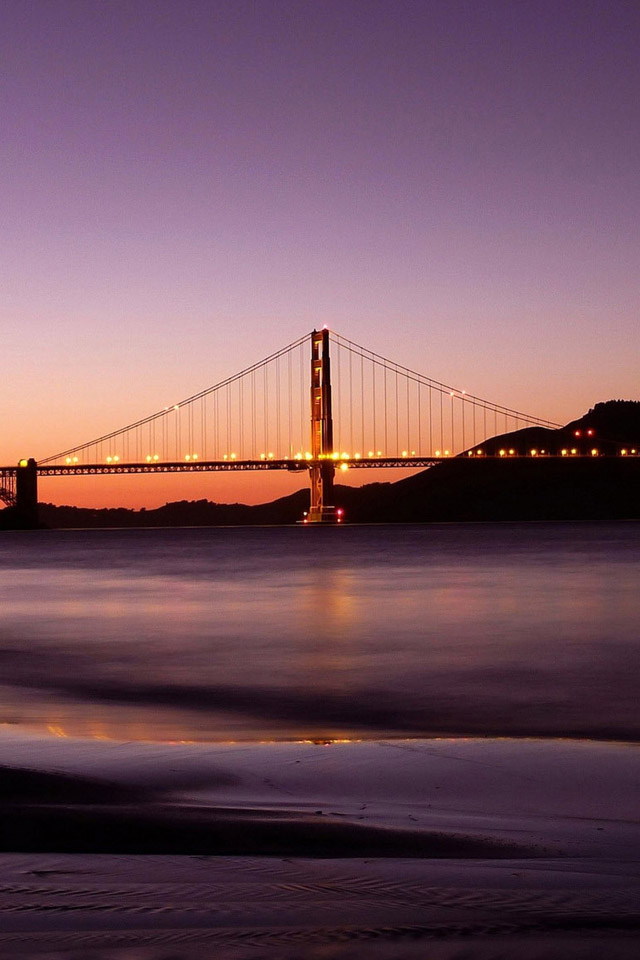 San Francisco Bridge Landscape iPhone Wallpaper
