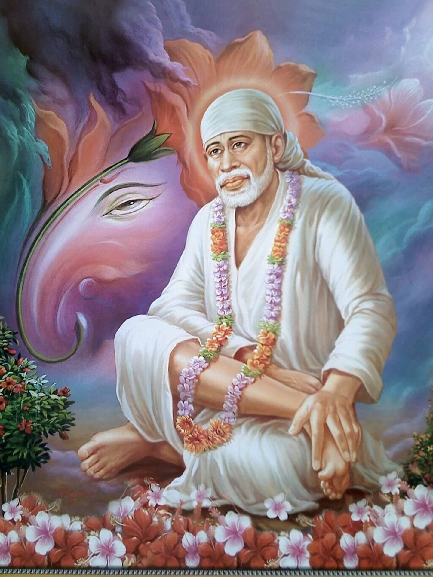 Sai Baba 4k Wallpaper