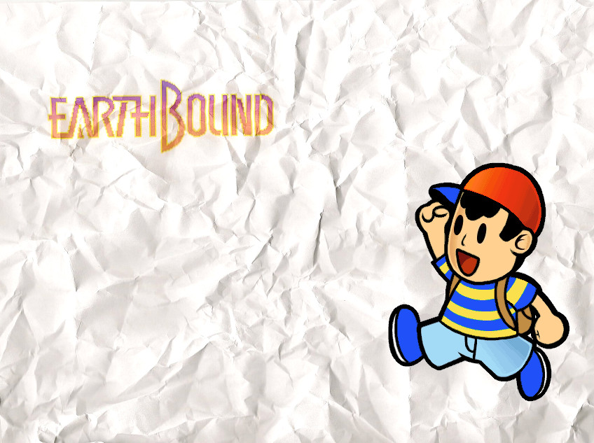 Paper Ness Wallpaper by Cubivore10 on