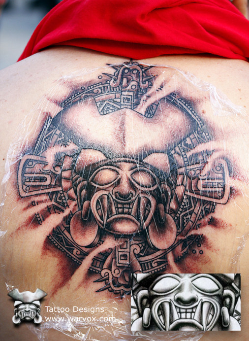 Aztec Warrior Tattoo Design By Warvox