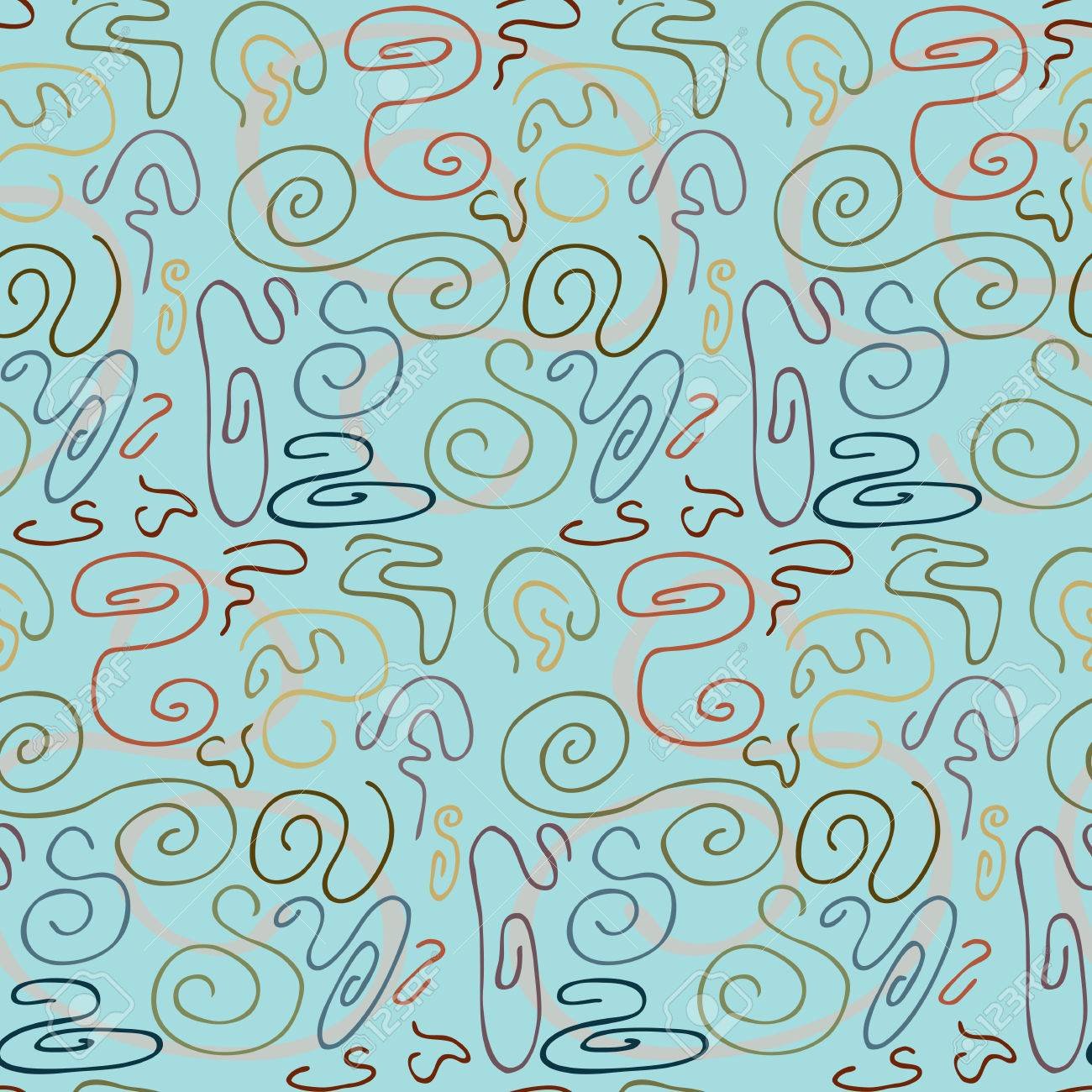 Free download Seamless Squiggle Background Pattern For Stationery Or