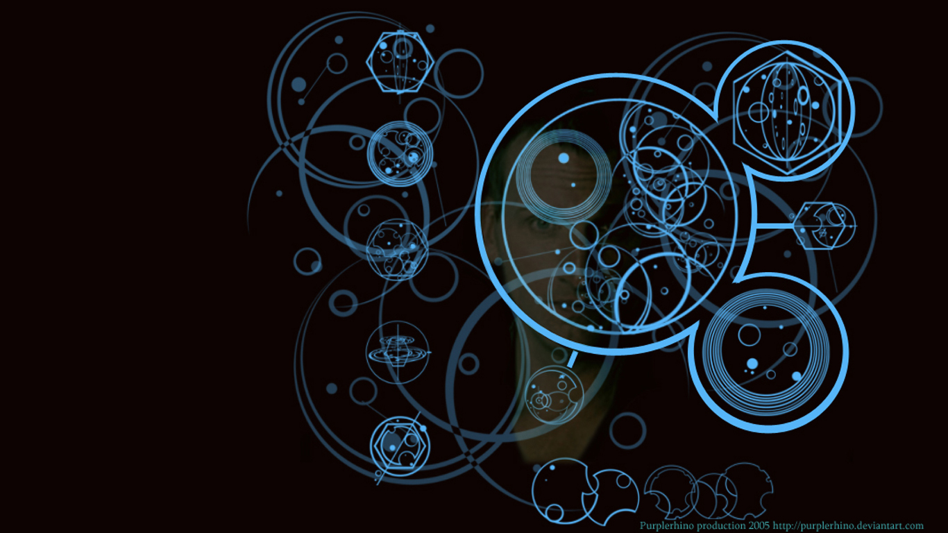 Abstract Circles Wallpaper Doctor Who