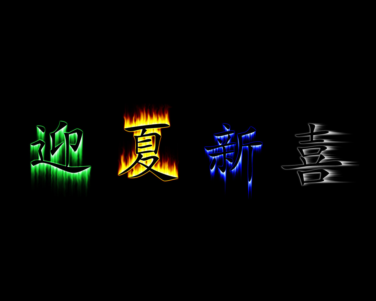Four Elements Symbols Wallpaper