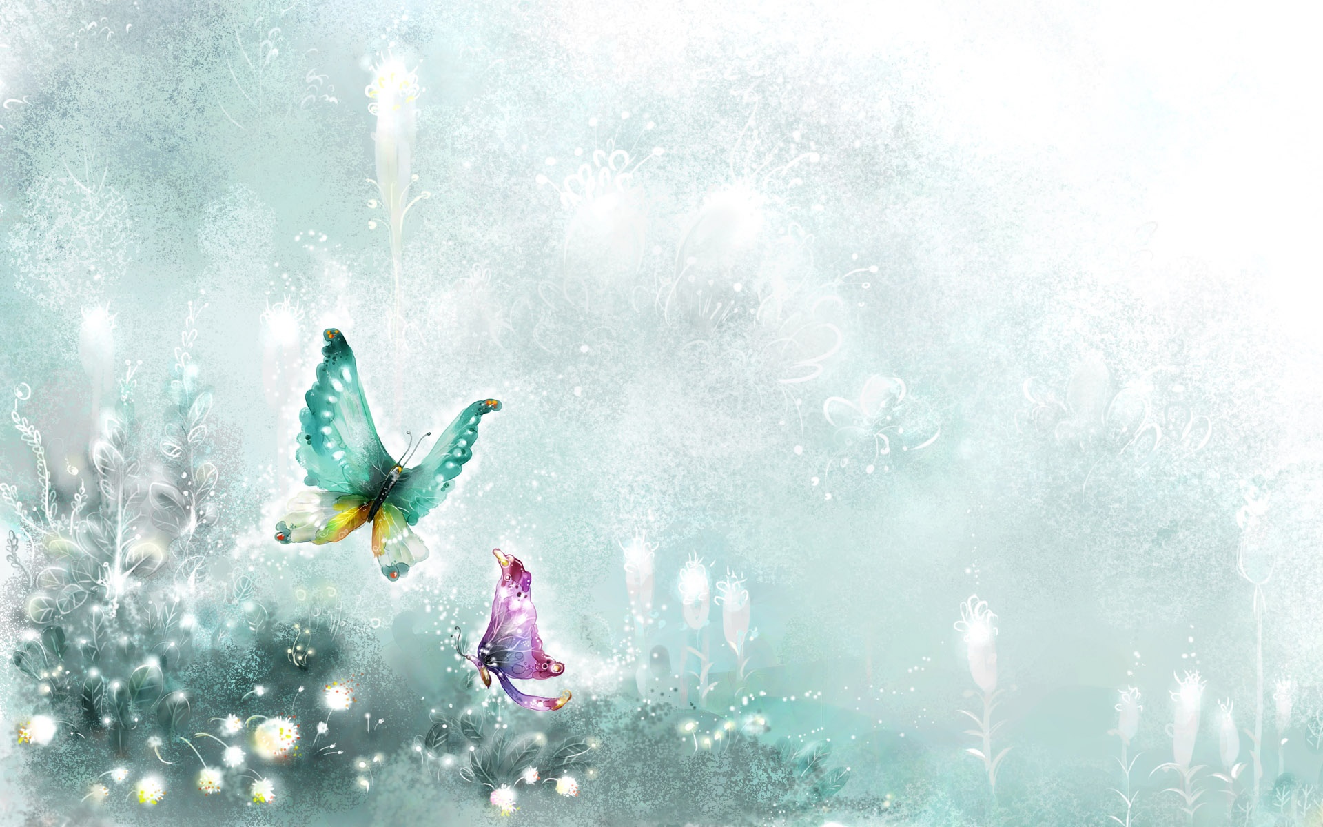 Butterfly Dreamland Wallpaper