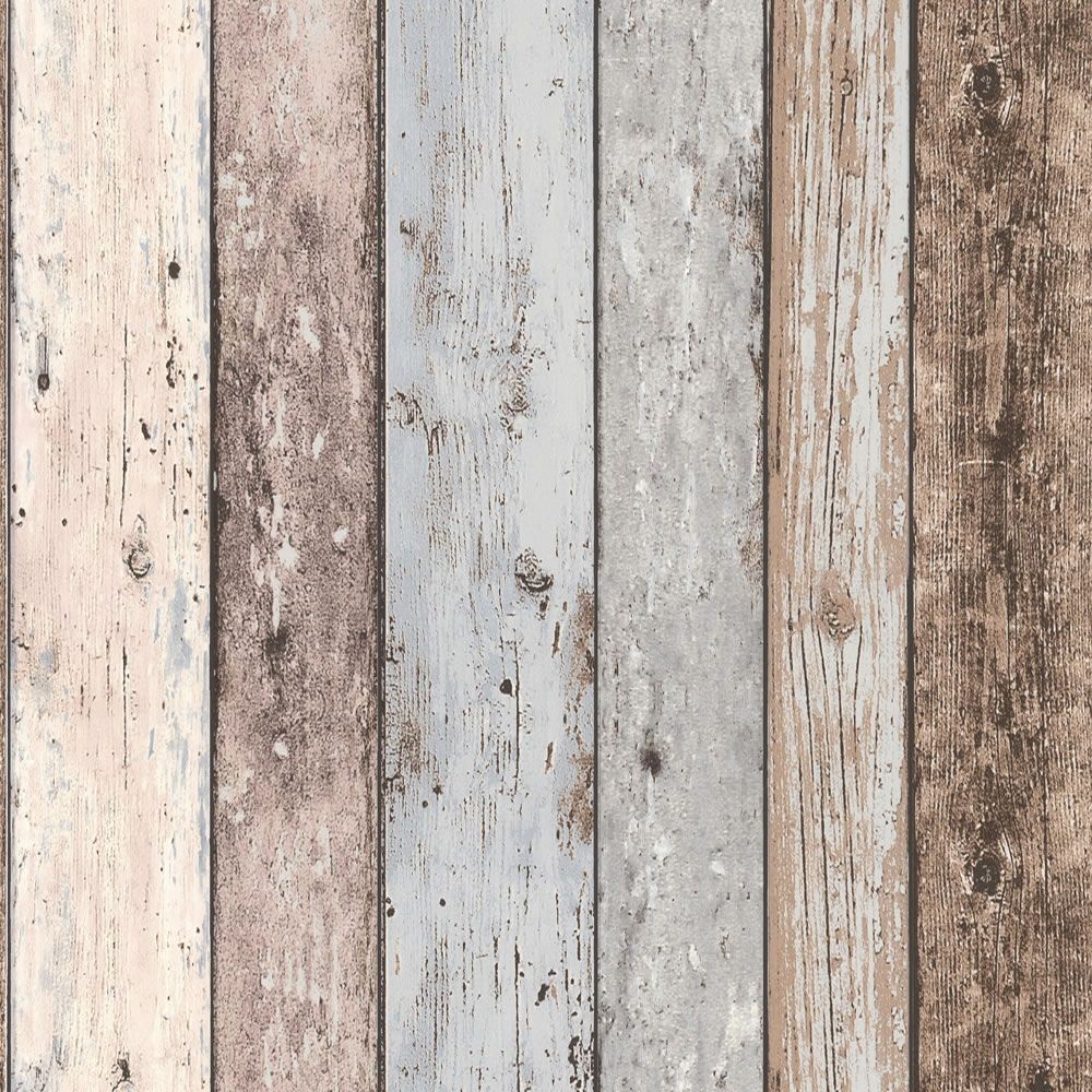 Distressed Wood Panel New England A S Creation Wallpaper