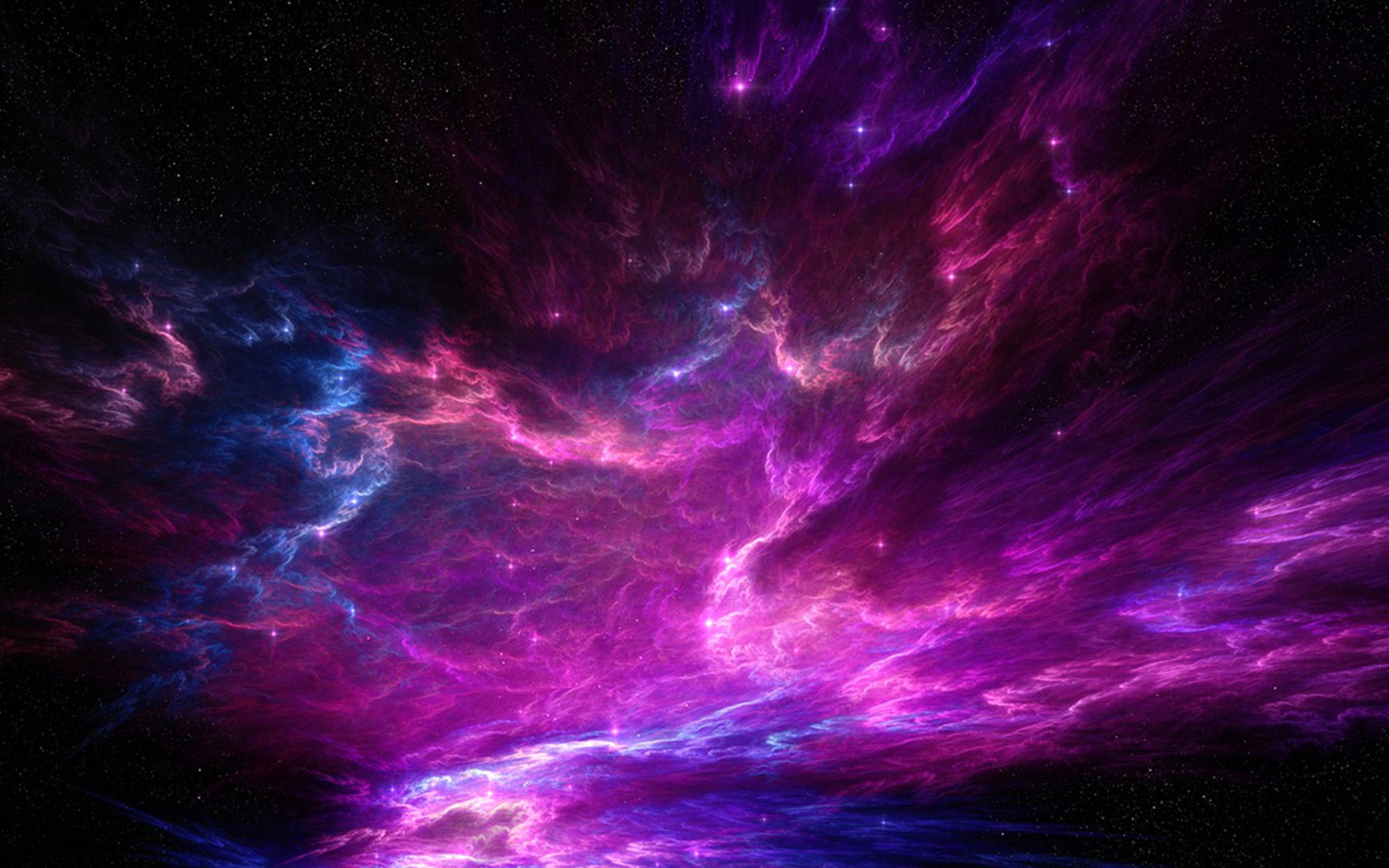Purple And Pink Clouds Wallpaper