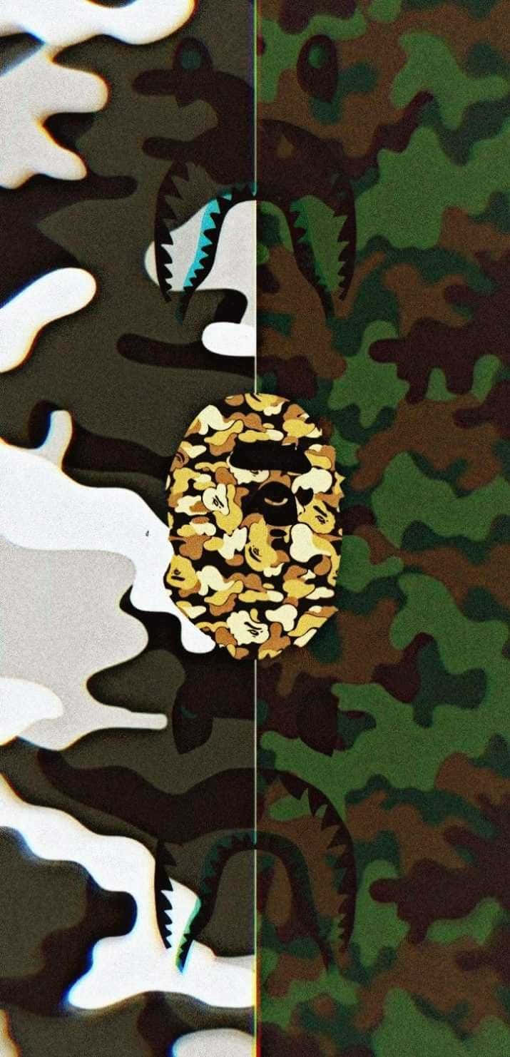 Bape Camo iPhone Wallpaper