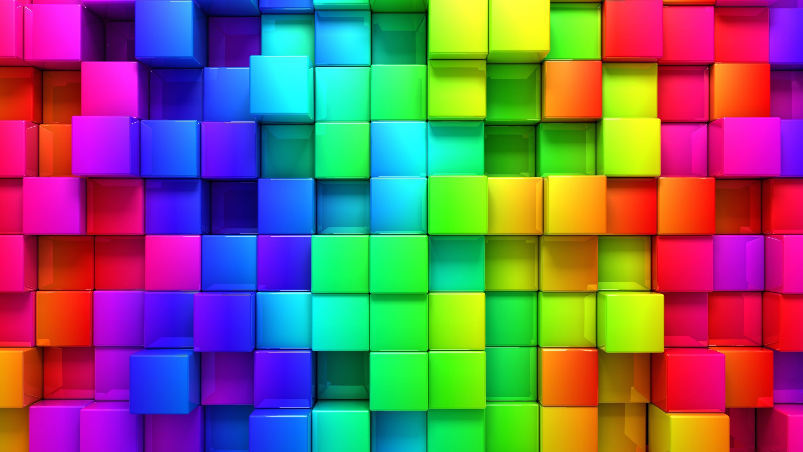 Cubic Rainbow Hd Wallpaper For X Hdwallpaper