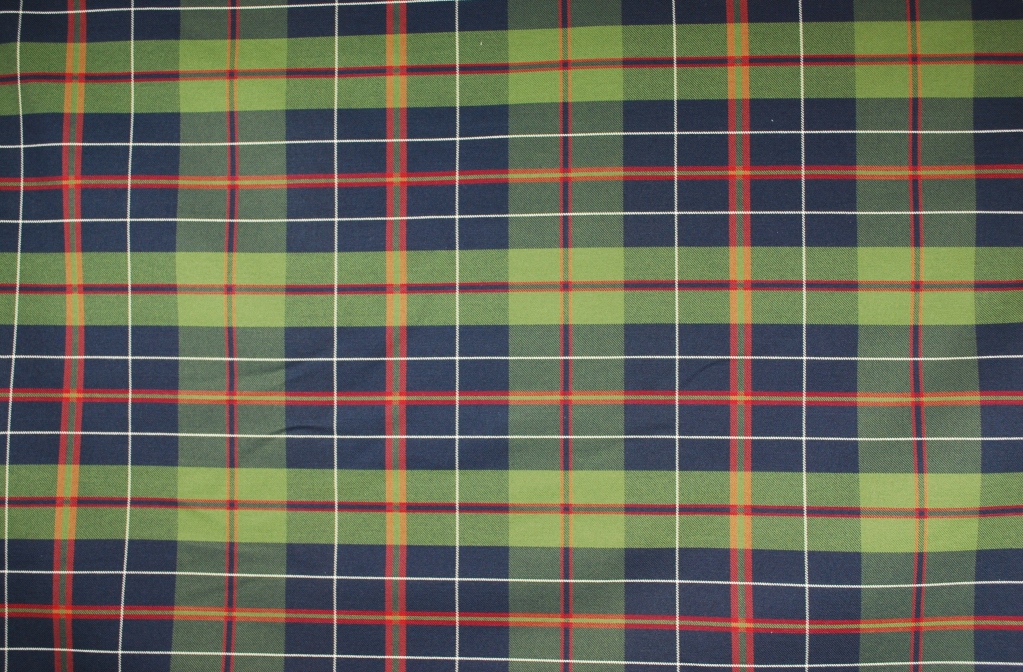 Country Plaid Drapery Fabric would make ideal accent pillows in your