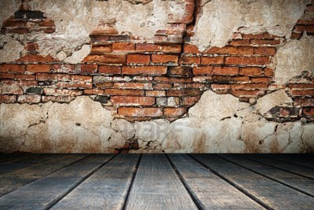 brick wall crumbling plaster Home Decor Pinterest