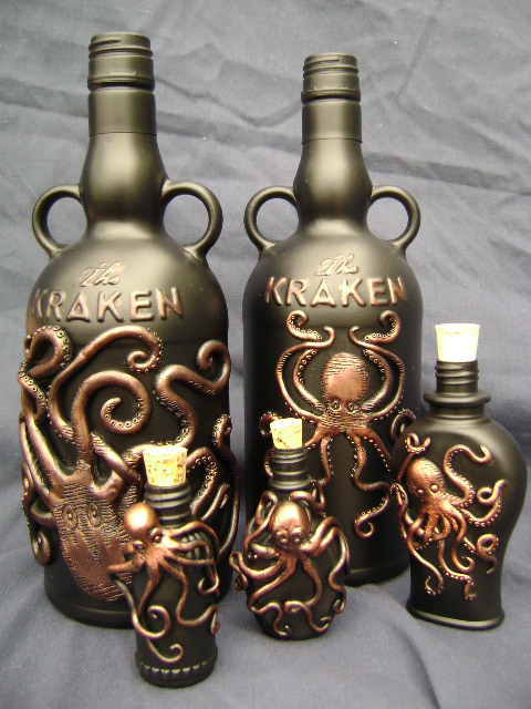 Kraken And Octopus Bottle Collection By Missnicka