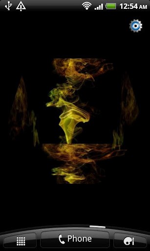 With An Amazing Creative Animated Smoke 3d Photo Cube Live Wallpaper