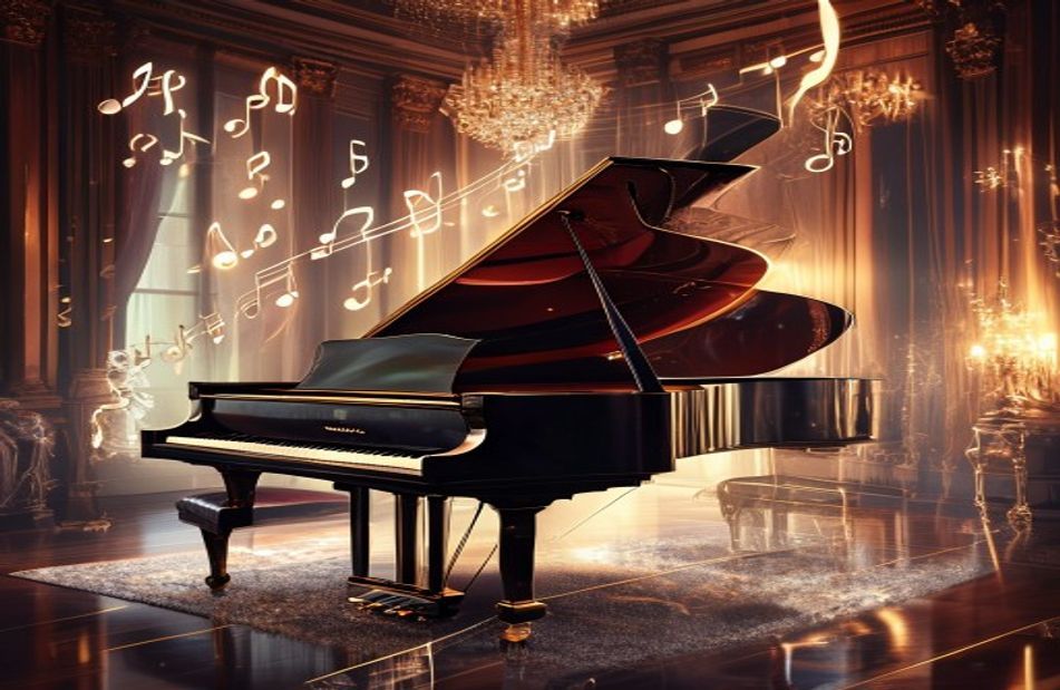 Grand Piano Wallpaper
