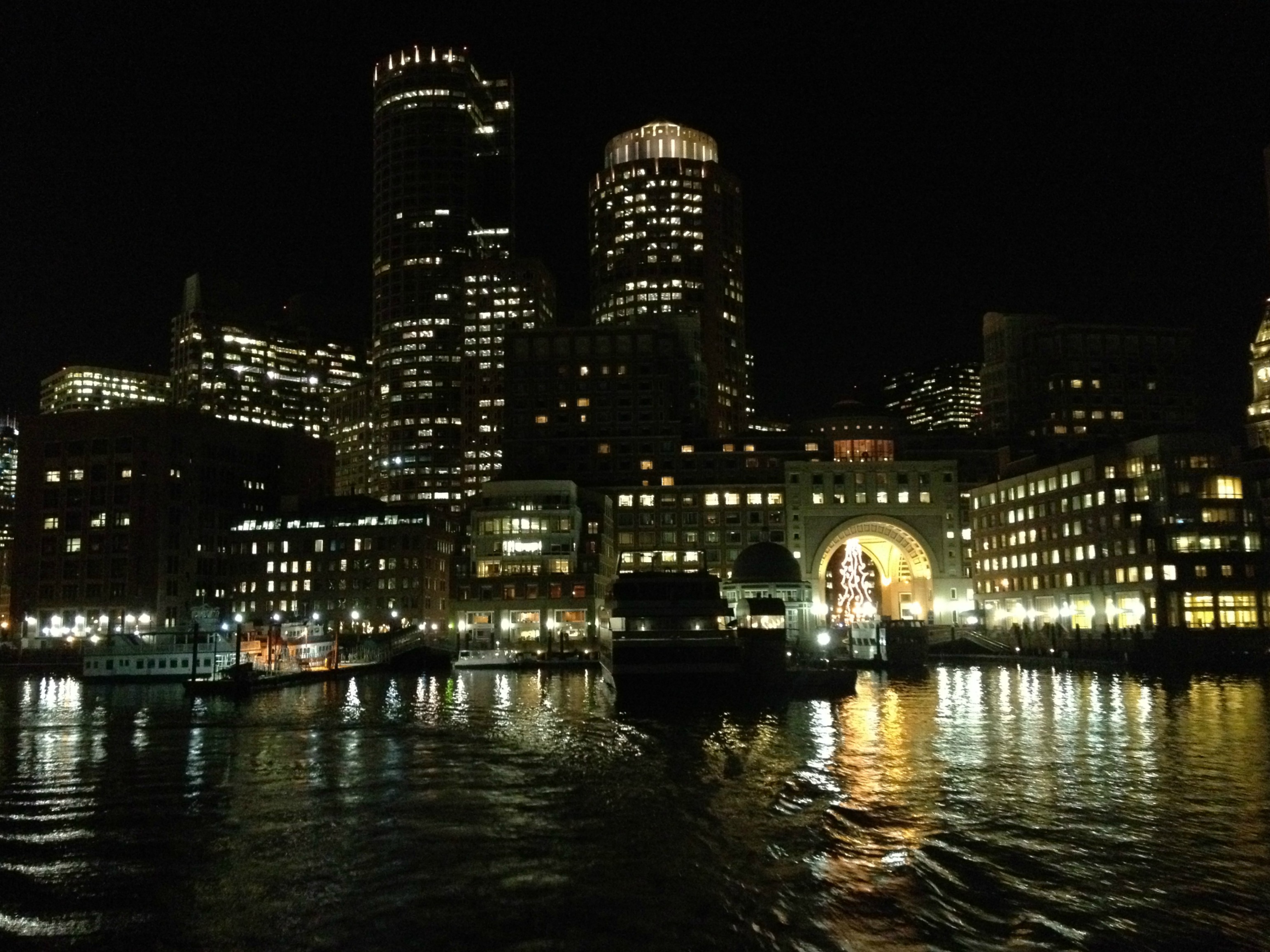 Pin Boston At Night HD Photo And Desktop Wallpaper On