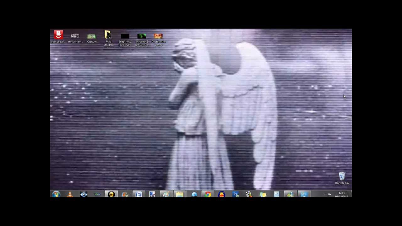 Weeping Angel Moving Desktop Background