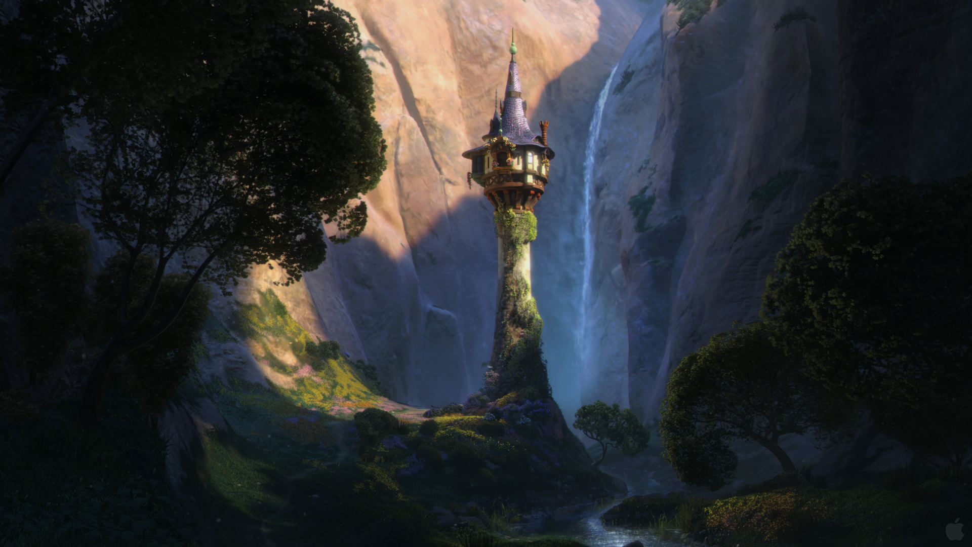 Tangled Tower Background Desktop Rapunzels Animated Wallpaper