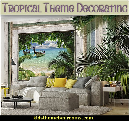 Free Download Tropical Theme Hawaiian Style Decorating Theme