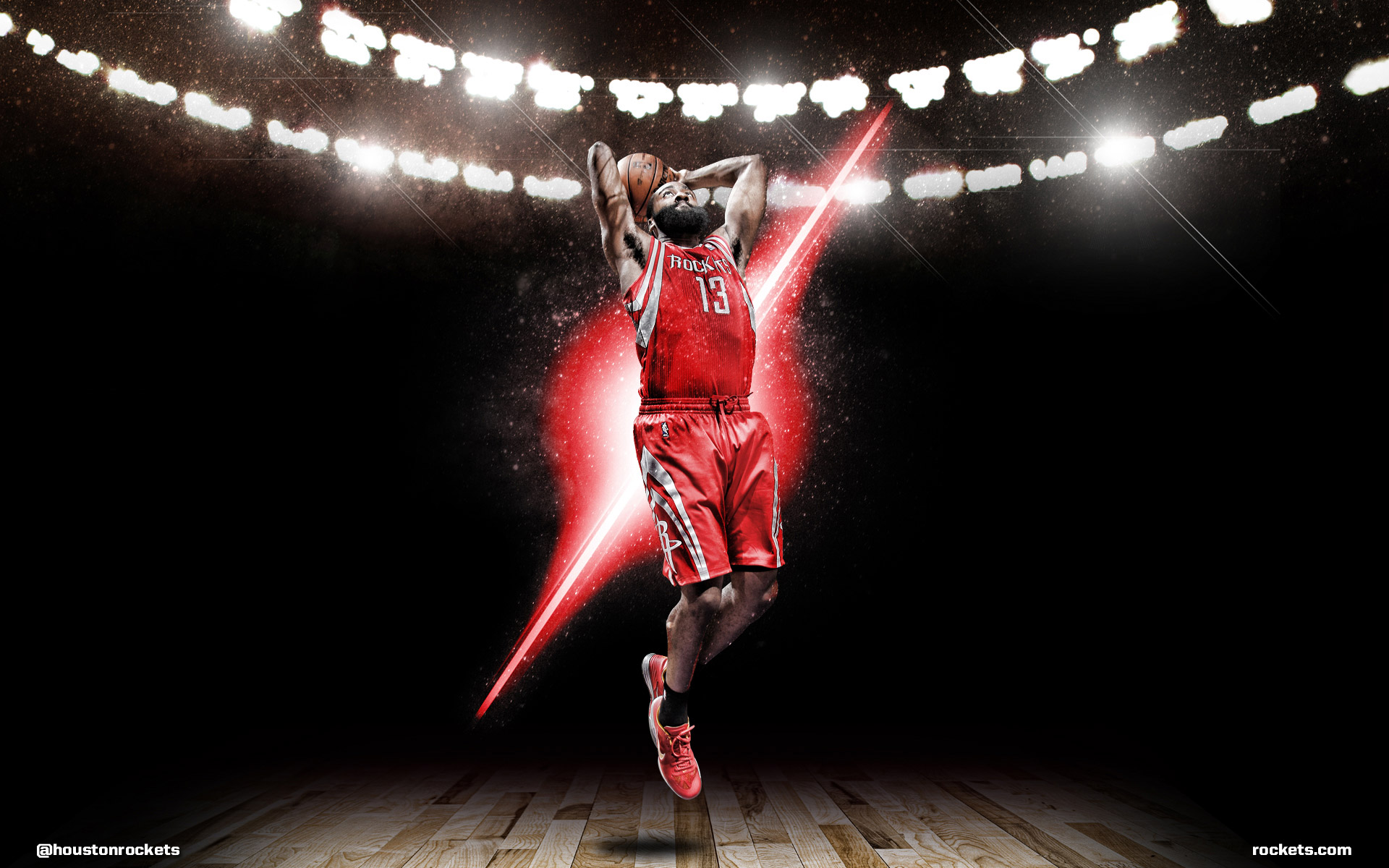 James Harden Wallpaper Shinning And Bright In Houston Rockets