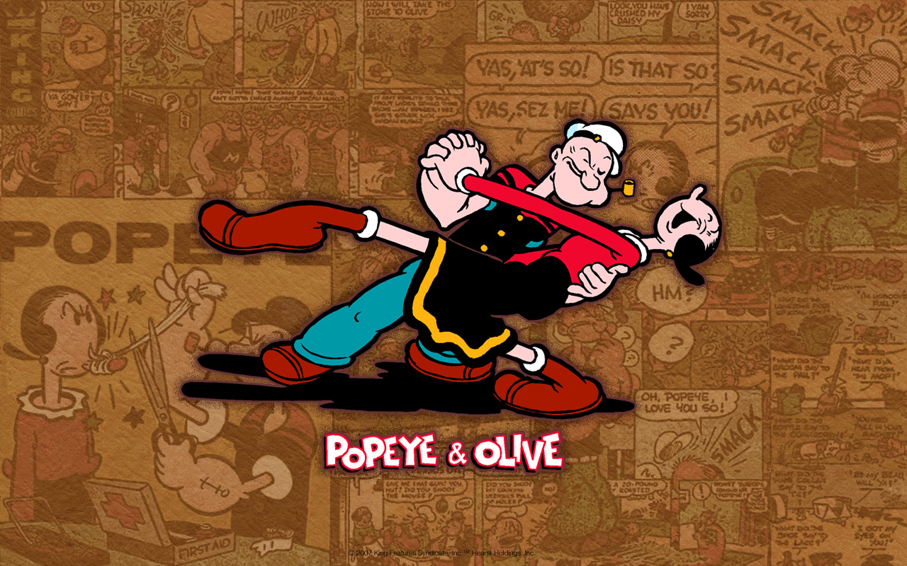 Popeye And Olive Oil HD Wallpaper Car Pictures