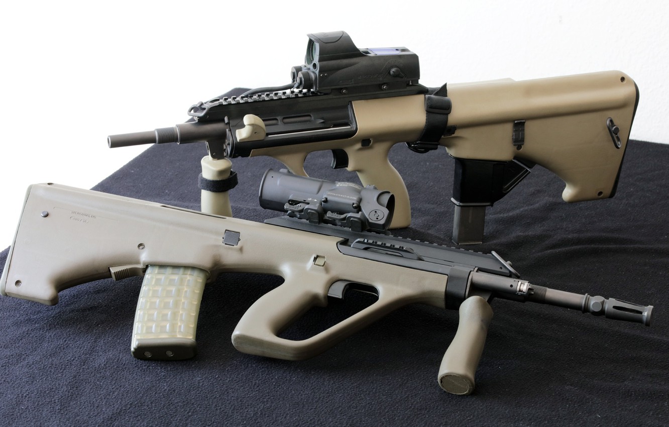 Wallpaper Pair Machines Tavor Tar Steyr Aug Image For