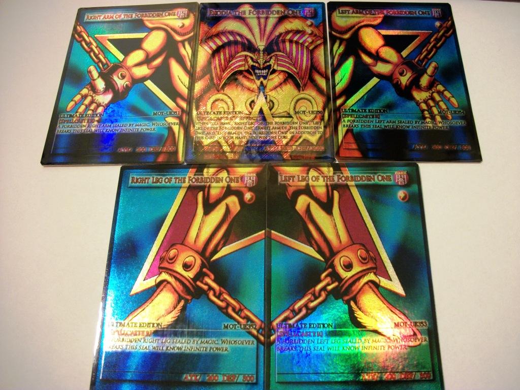 Pieces Of Exodia The Forbidden One Orica Secret And Super Holo