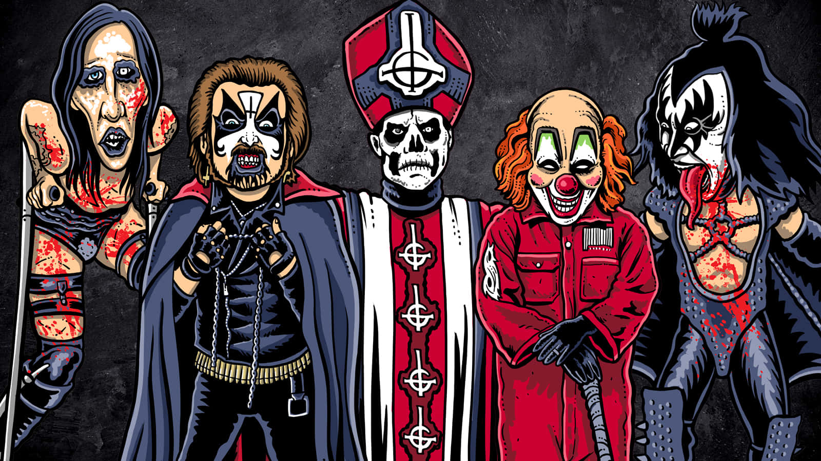 Horror Icons Wallpaper