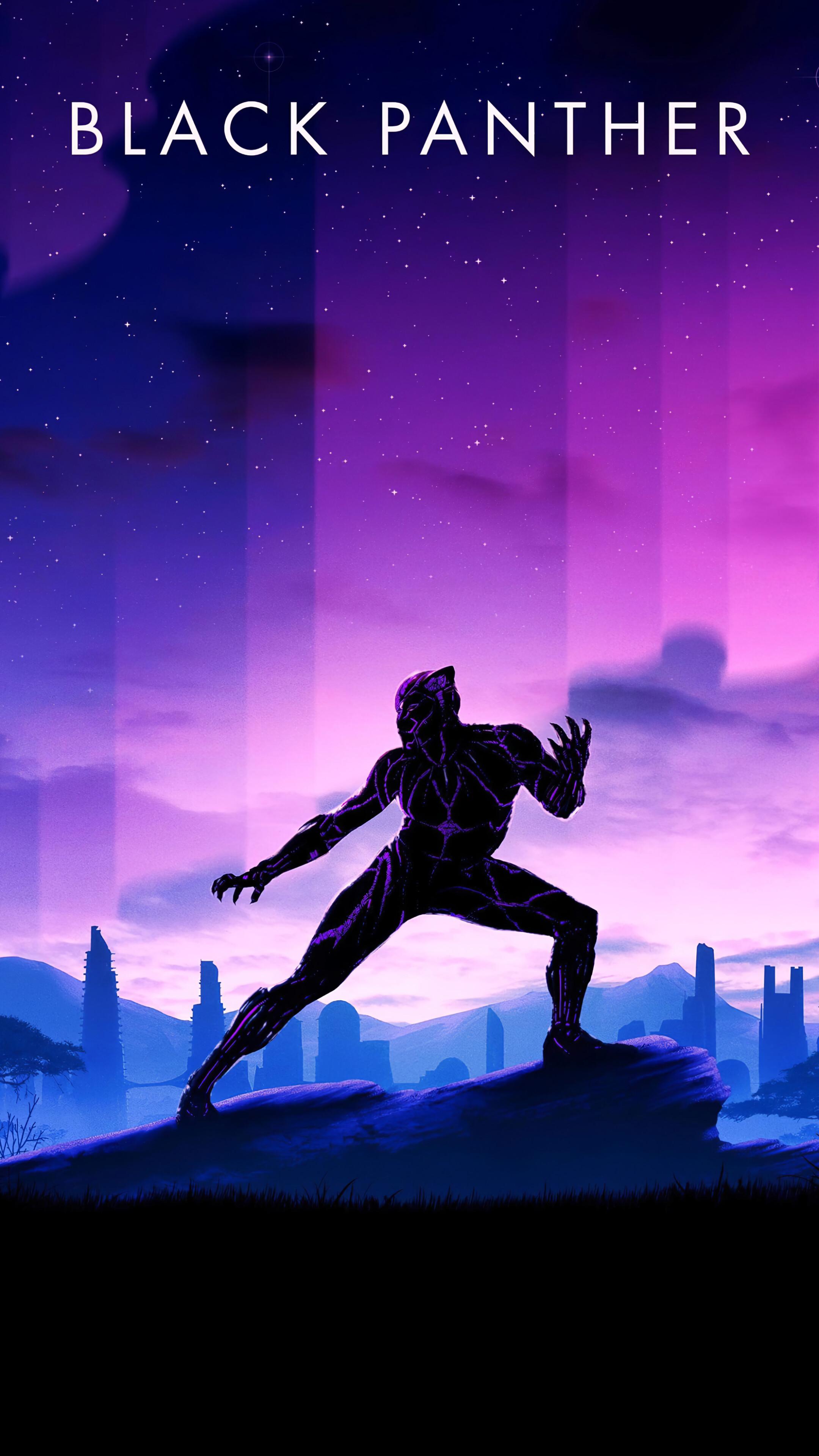 Black Panther Marvel Superhero 4k Wallpaper