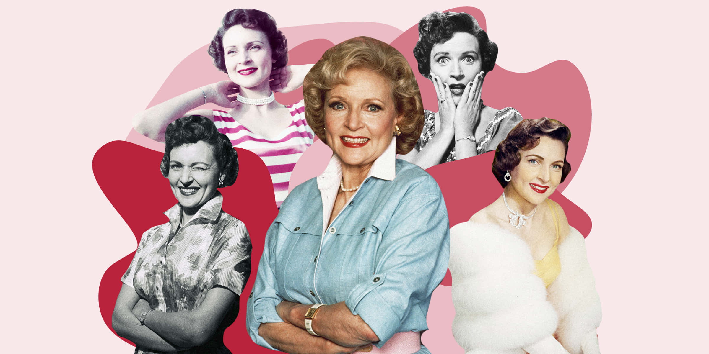 Betty White Background Wallpaper