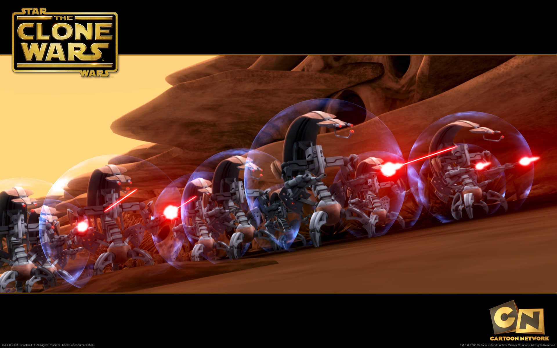 Destroyer Droids From Star Wars The Clone Desktop Wallpaper