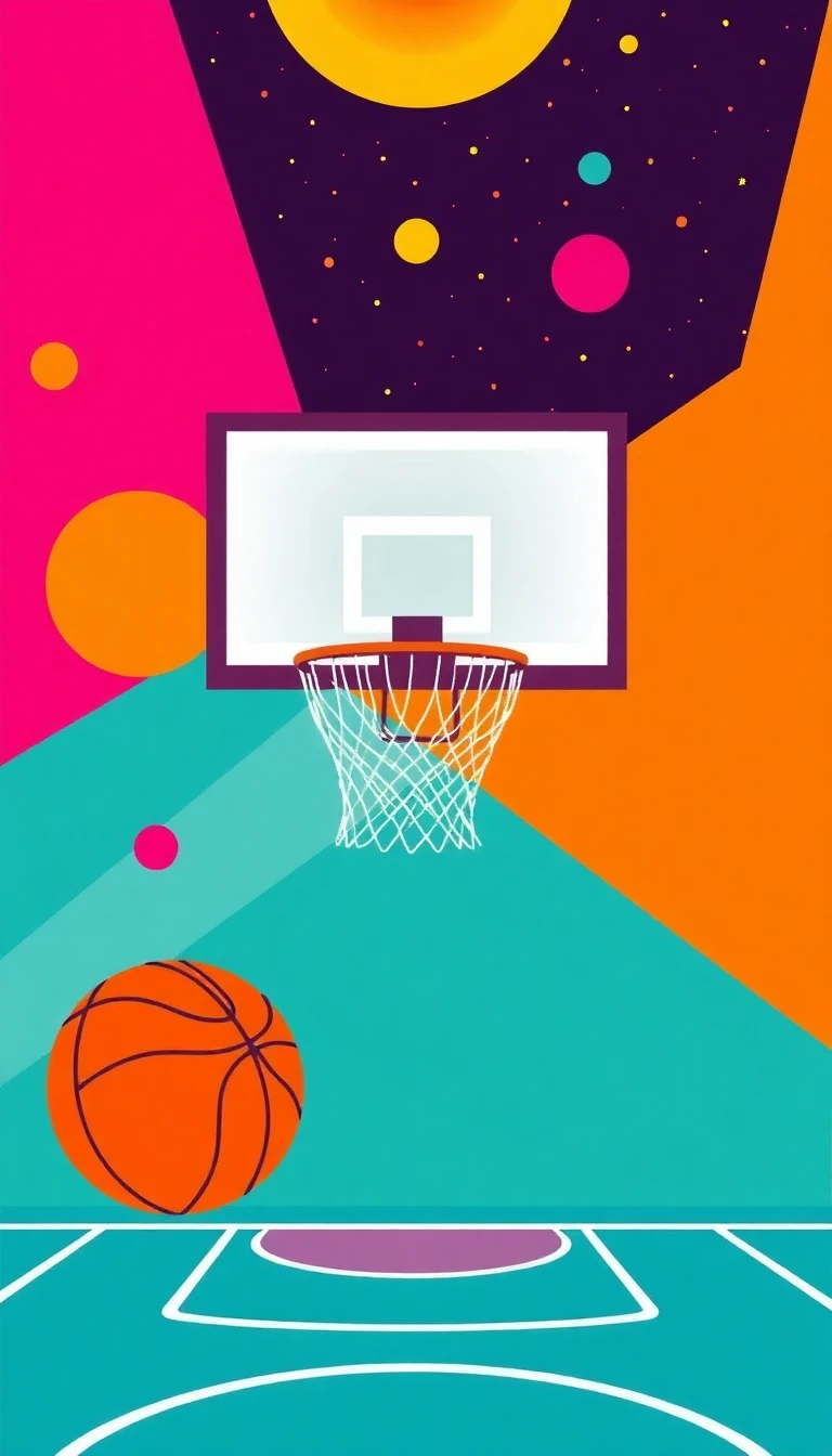 Retro Basketball Wallpaper