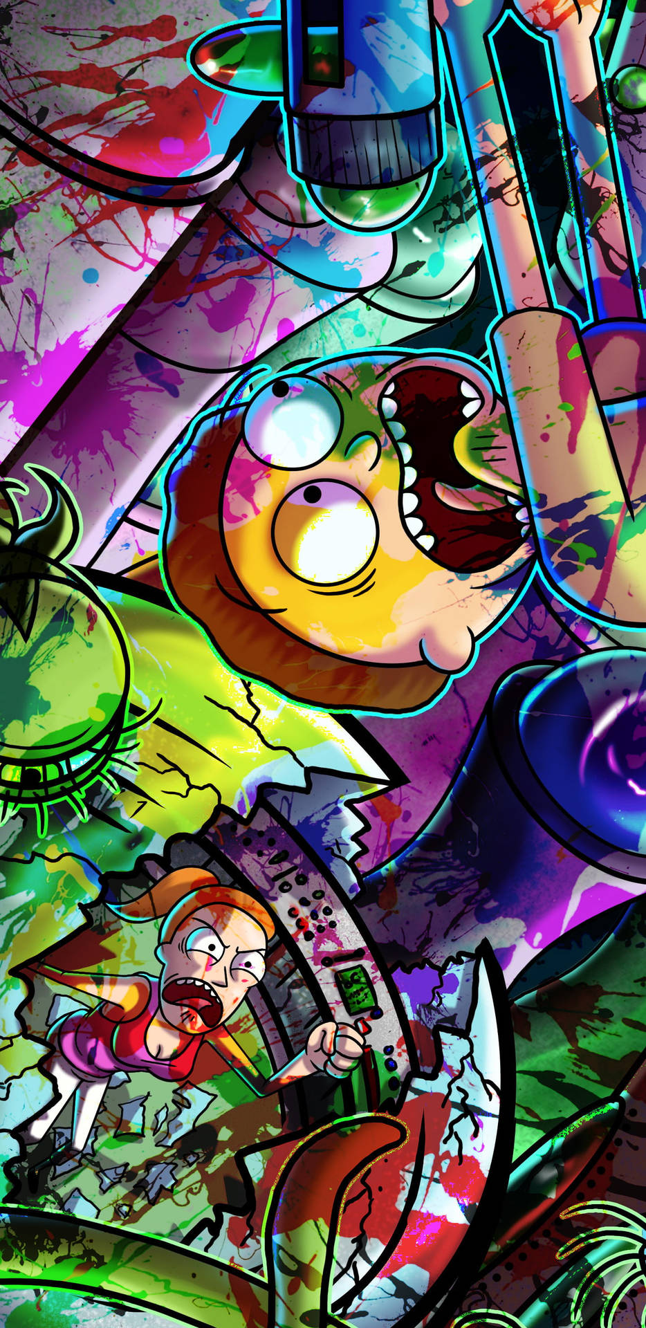 Rick And Morty Stoner Wallpaper