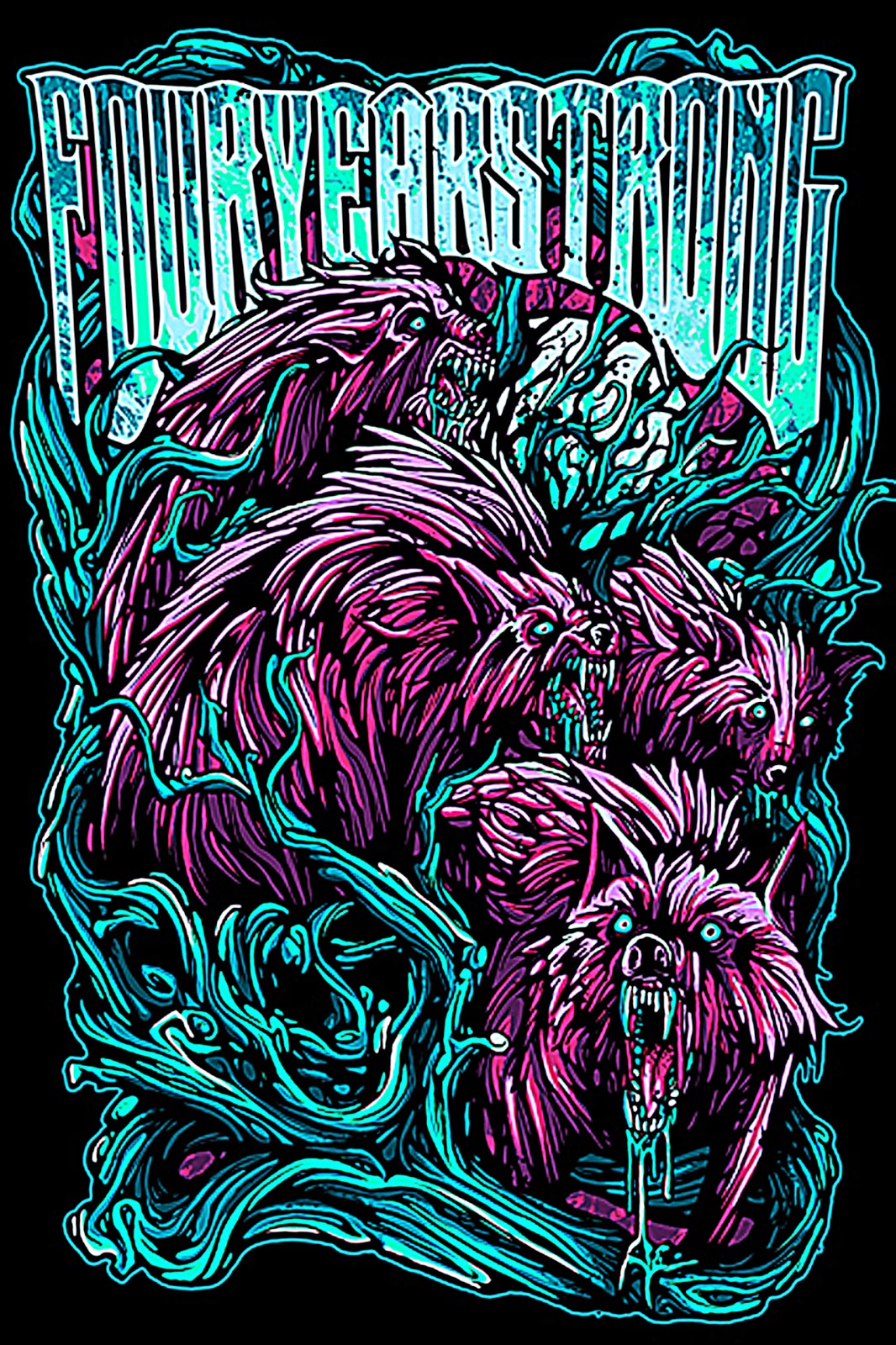 Four Year Strong iPhone Wallpaper