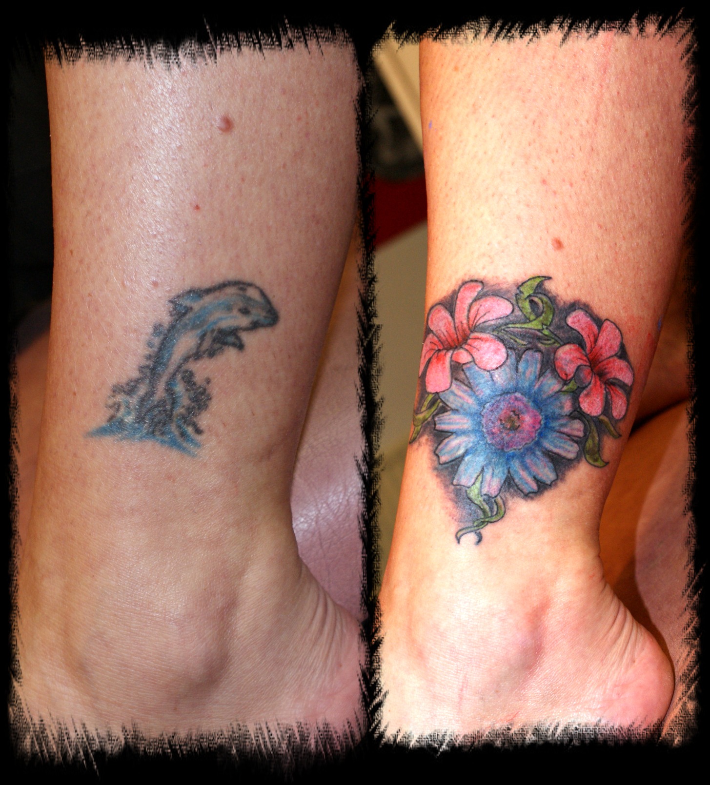 Cover up of Micky Mouse tattoo  Cover up design and tattoo  Flickr