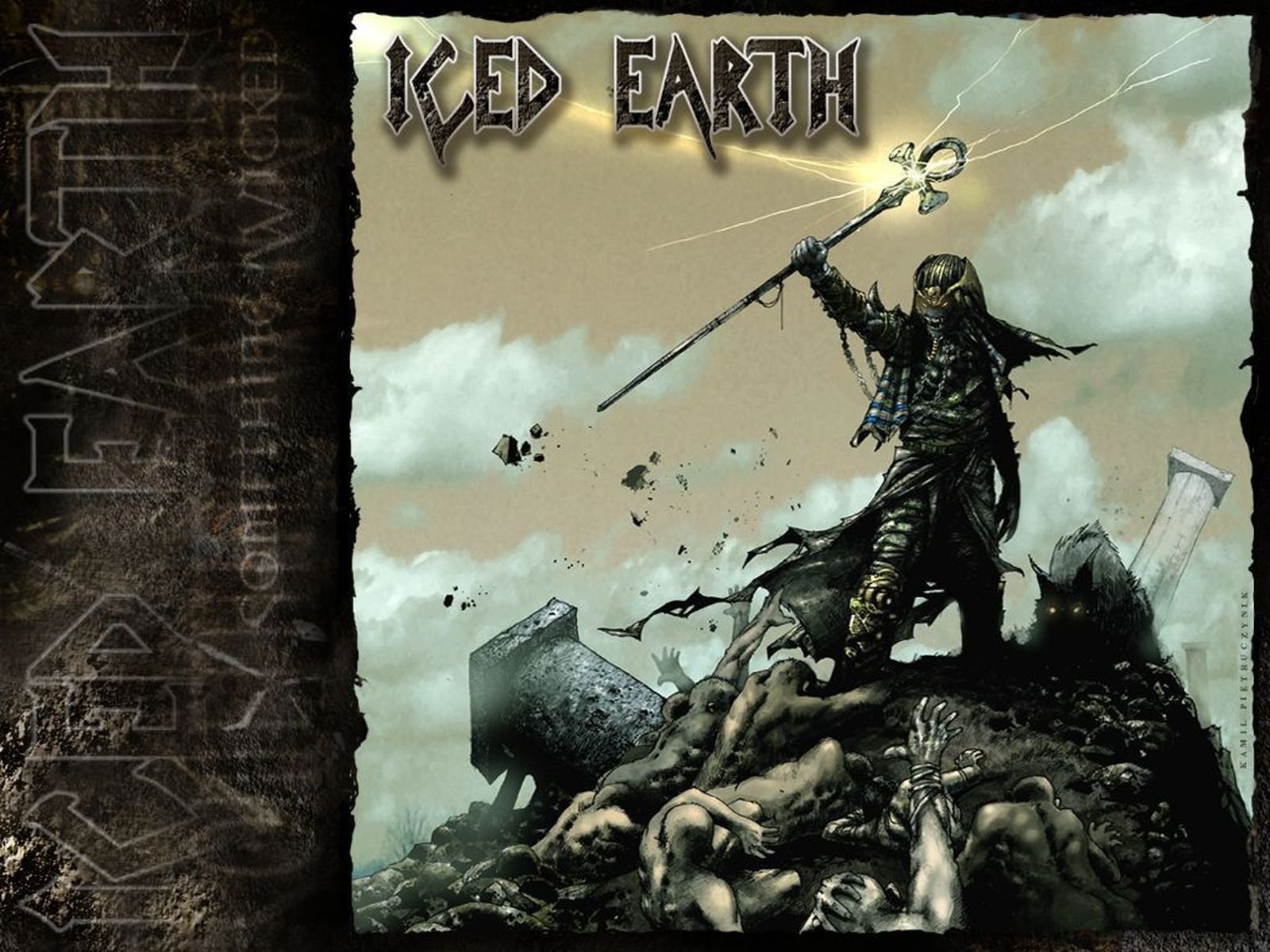 Iced Earth Icedearth Wallpaper Metal Bands Heavy
