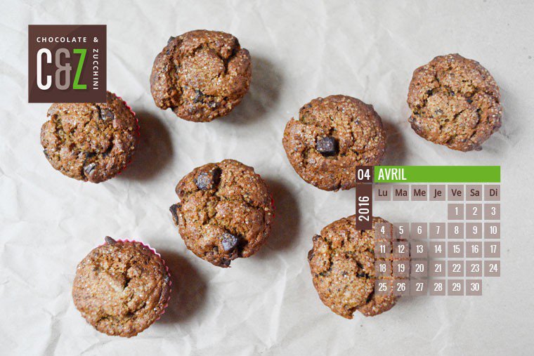  desktop of your computer with a food related picture and a calendar