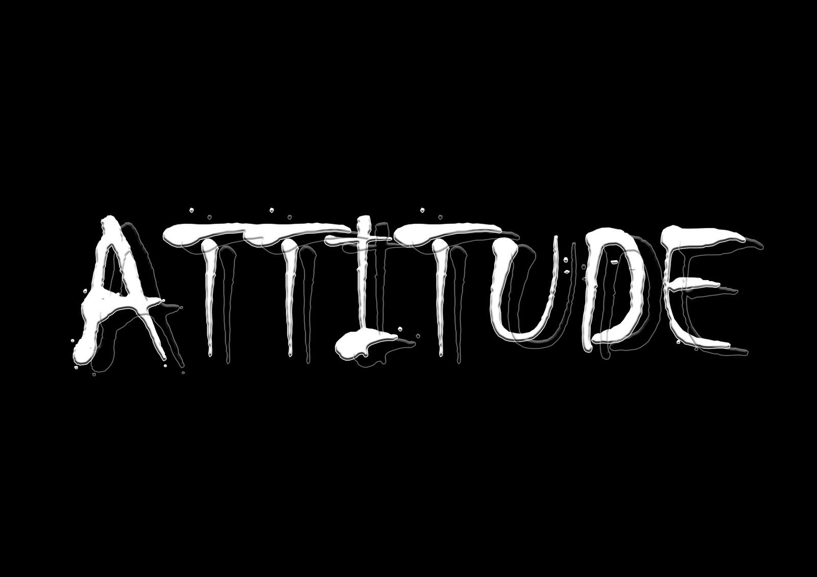 Wallpaper With Texts About Attitude