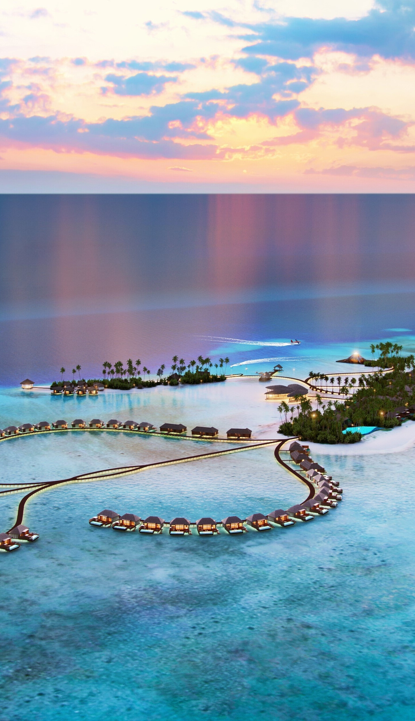 Samsung HD Maldives Background Wallpaper