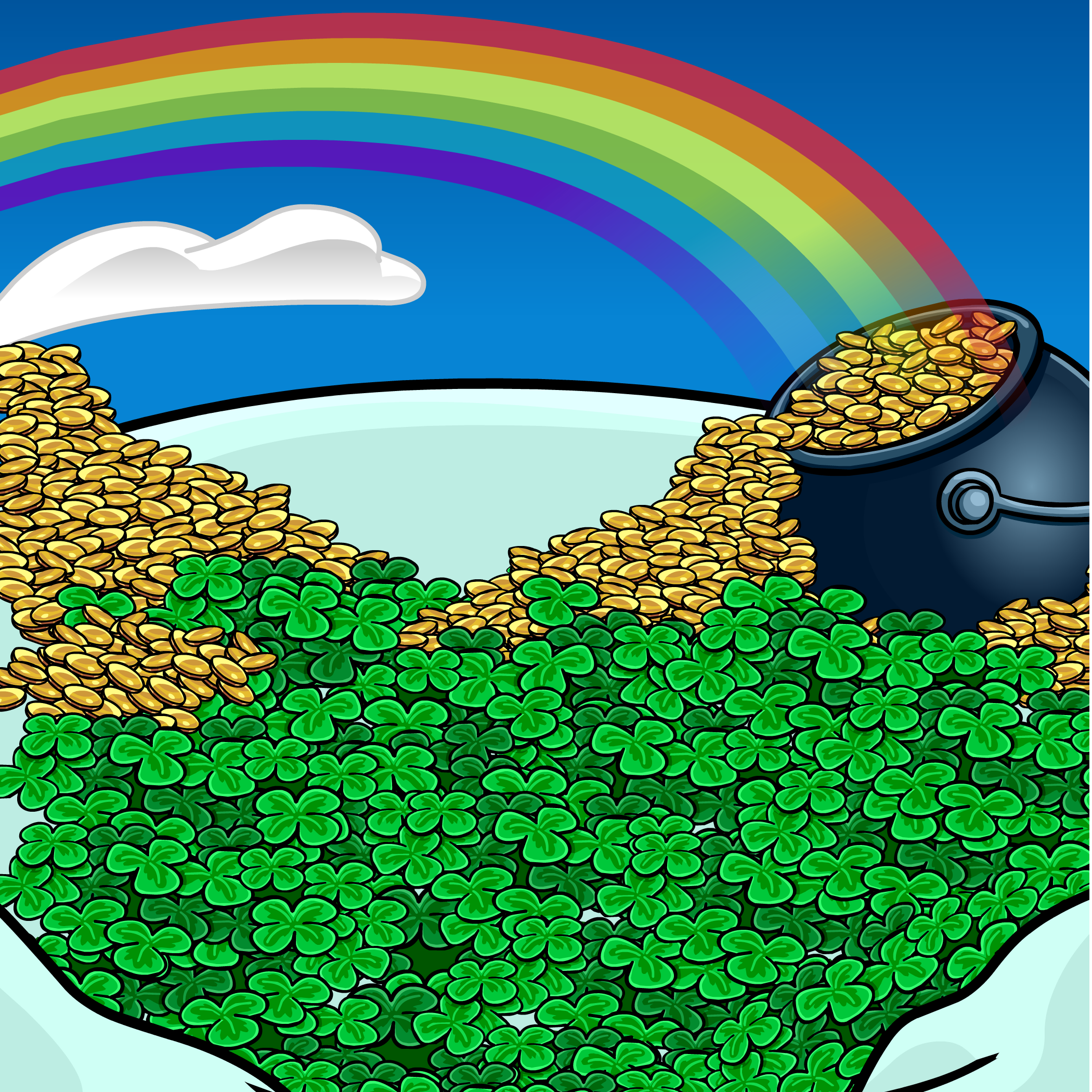 Leprechaun Background Club Penguin Rewritten