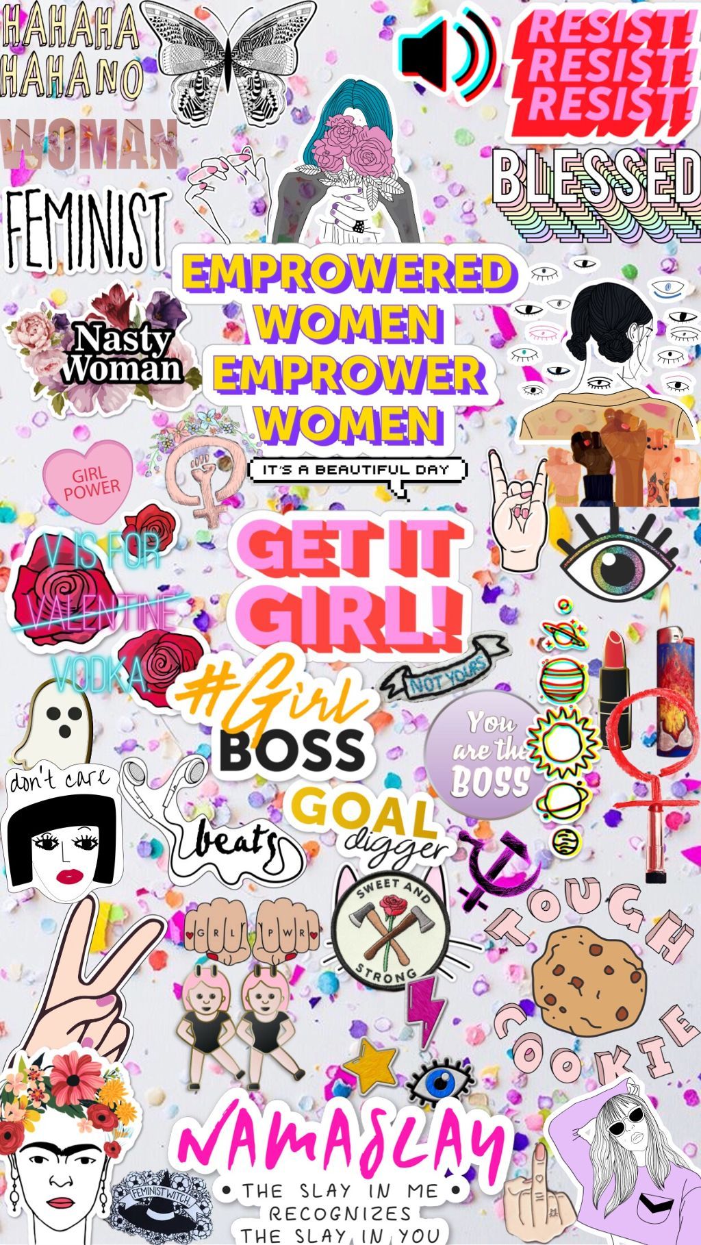Feminist Wallpaper iPhonewallpaper Androidwallpaper Background