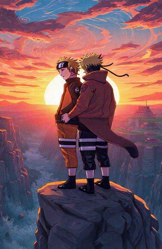 Naruto And Minato Wallpaper