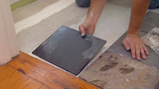 Installing Tile Over Vinyl Flooring