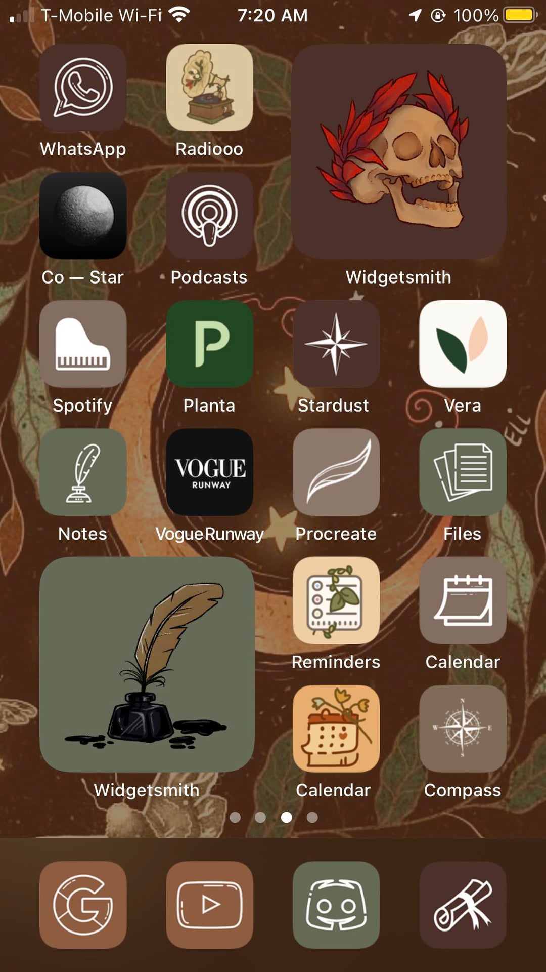 My Fall Cottagecore Phone Screen Wallpaper
