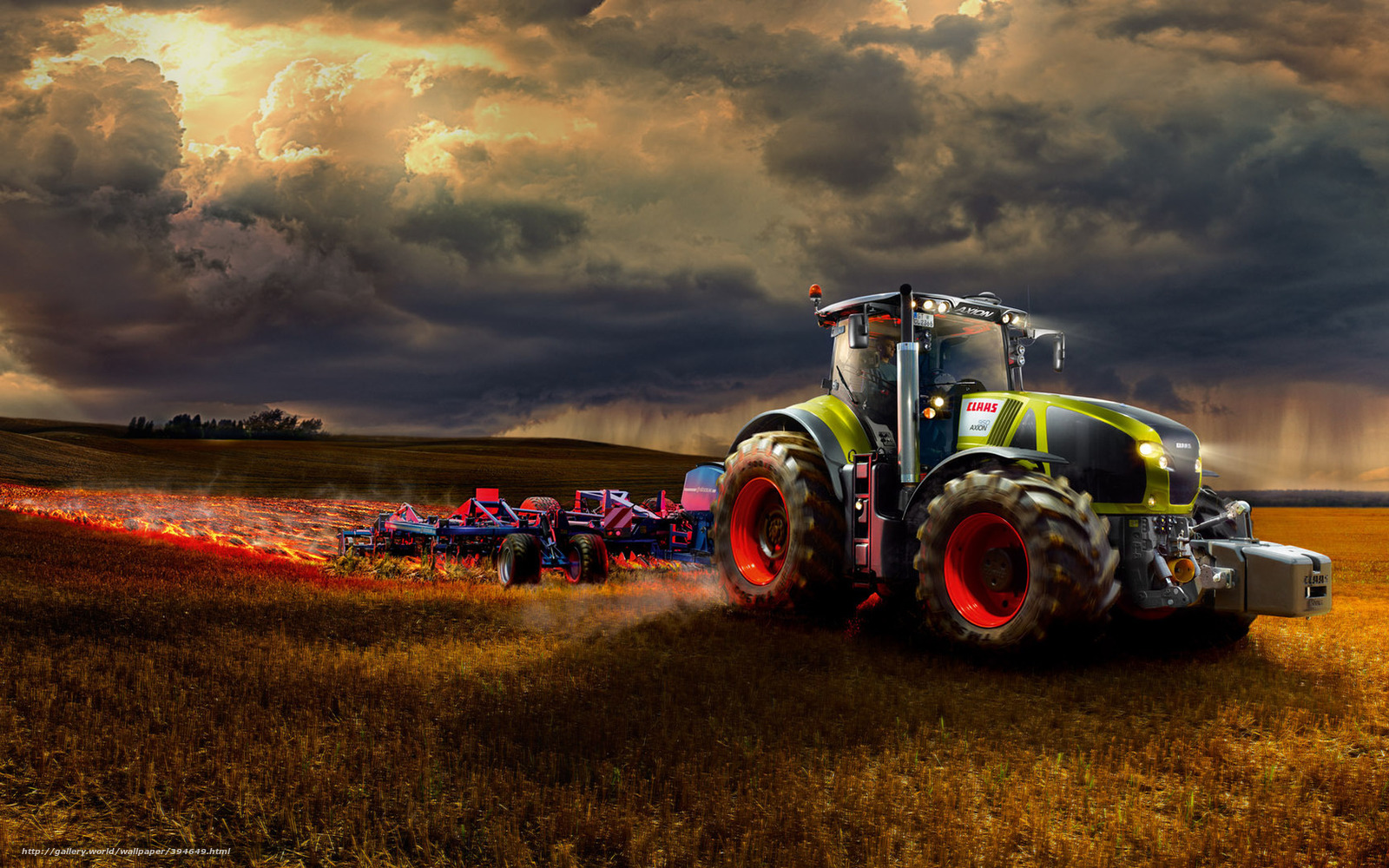  comDownload wallpaper tractor Klaas Other machinery and equipment