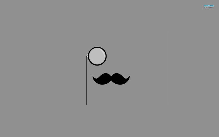 Mustache Man Wallpaper Desktop