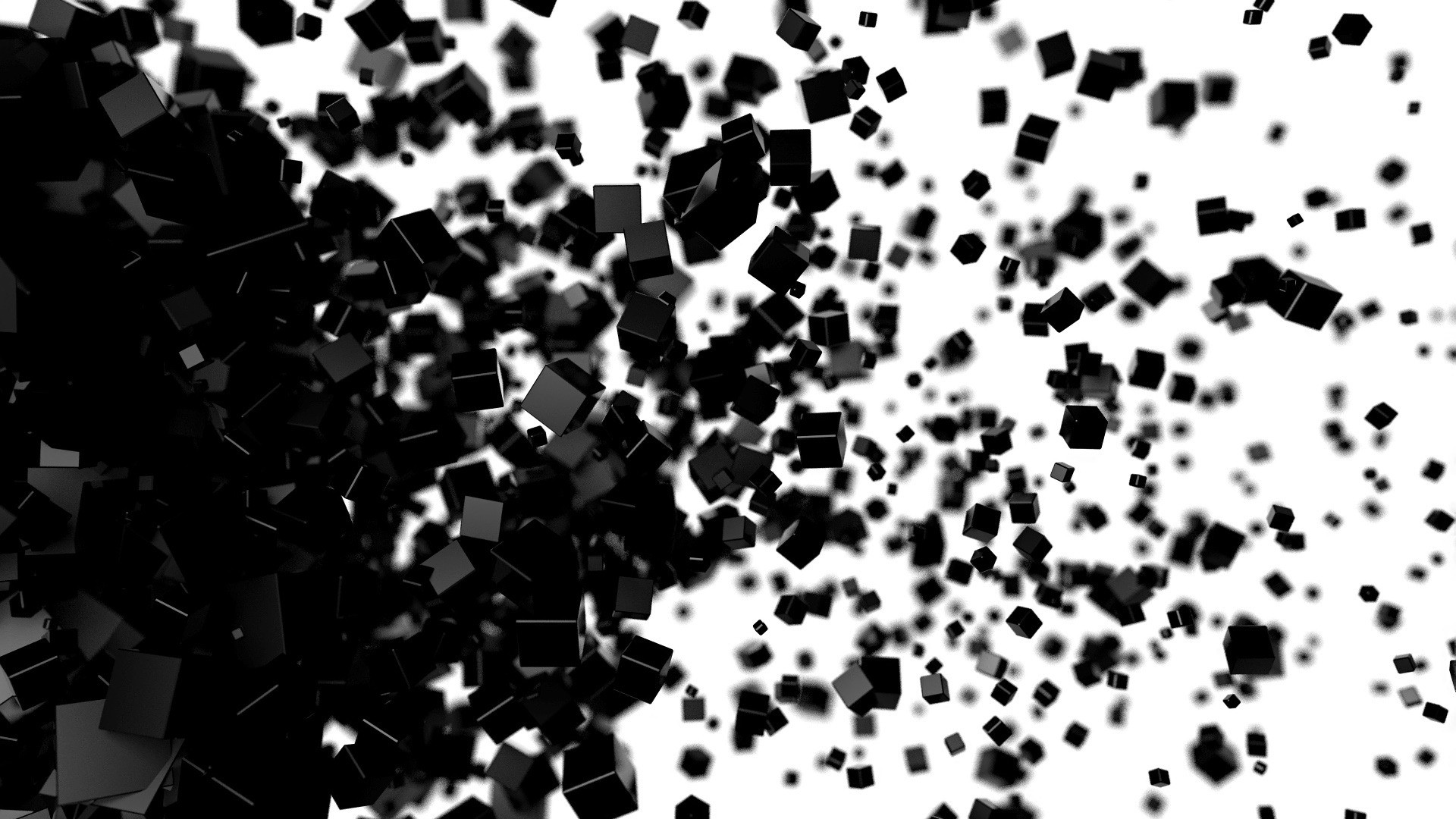 Black And White Abstract Wallpaper
