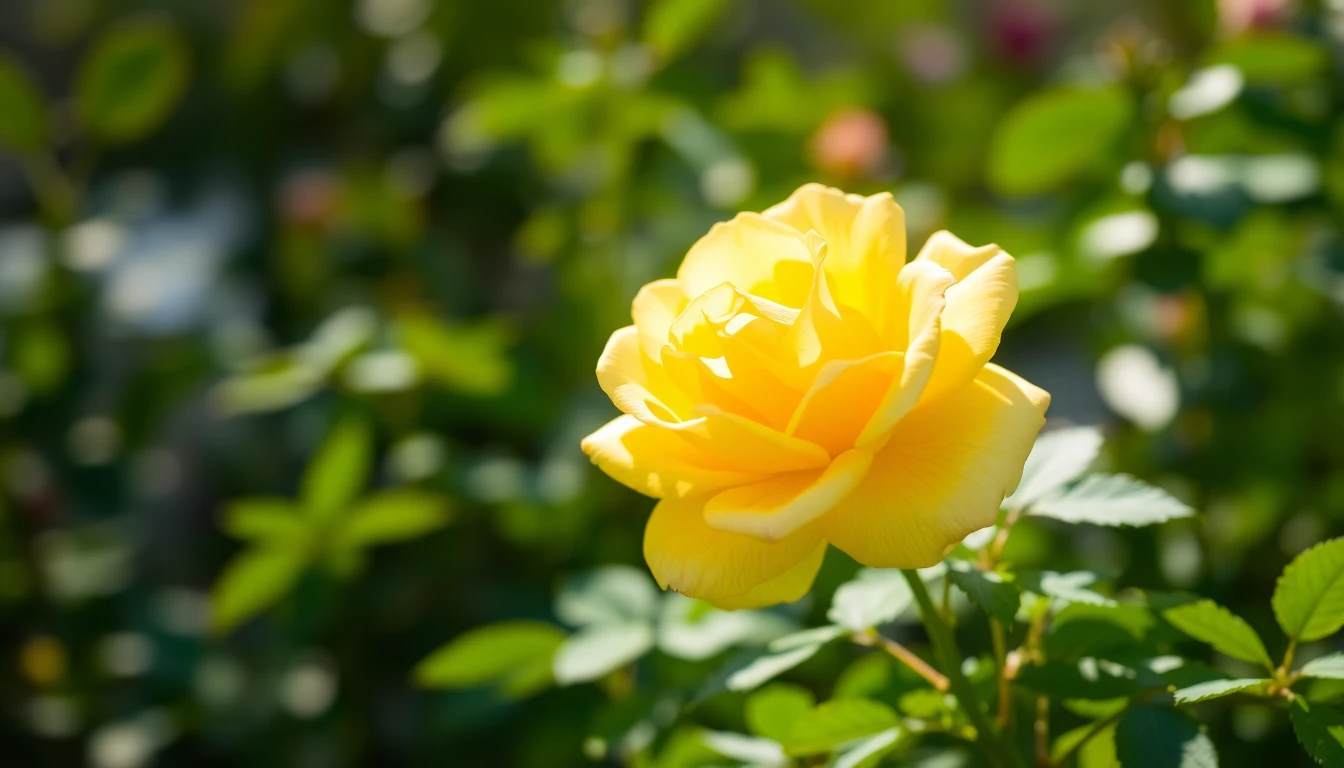 Yellow Rose Wallpaper