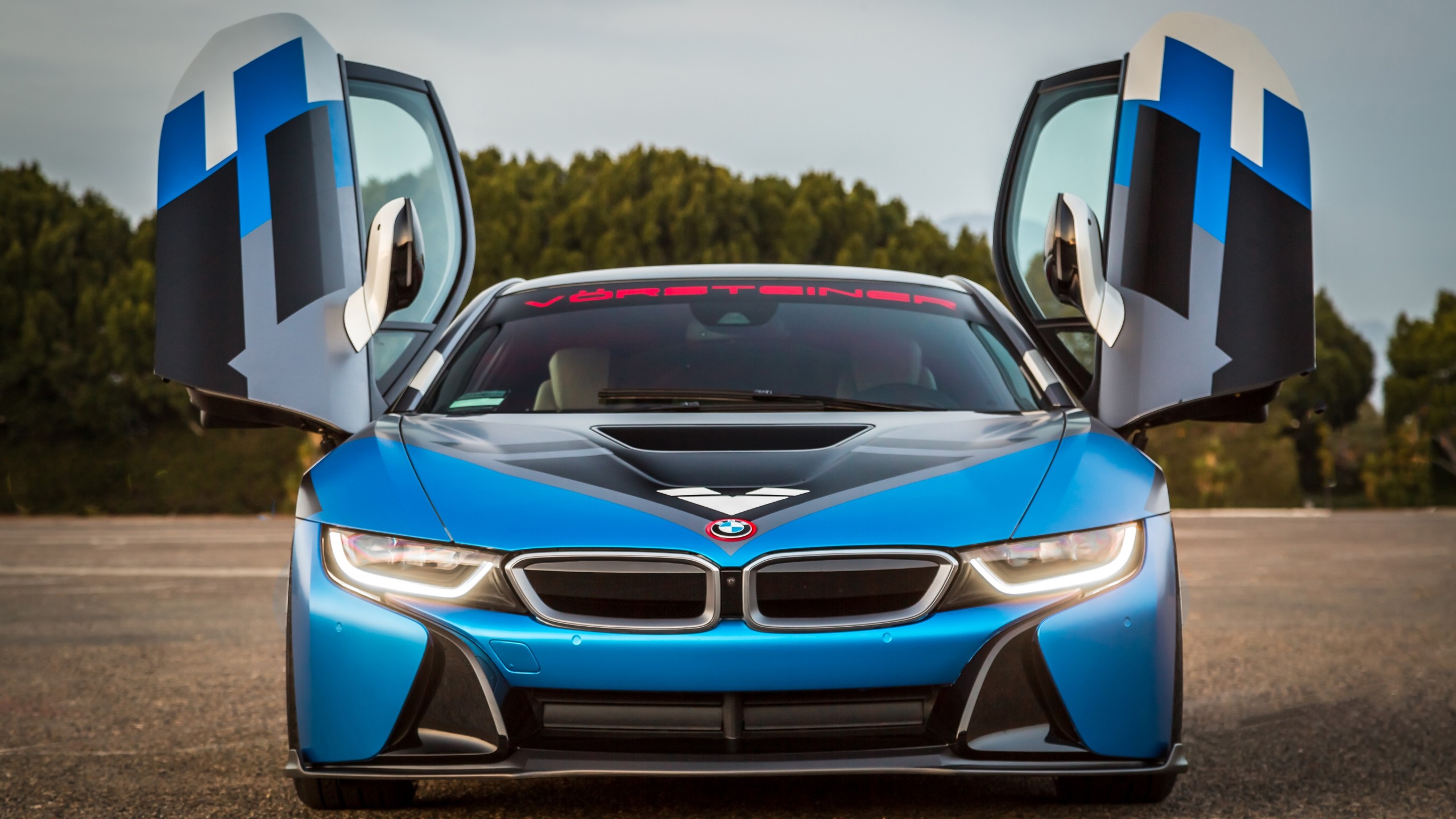Wallpaper Vorsteiner Vr E Bmw I8 Supercar Sport Cars Blue
