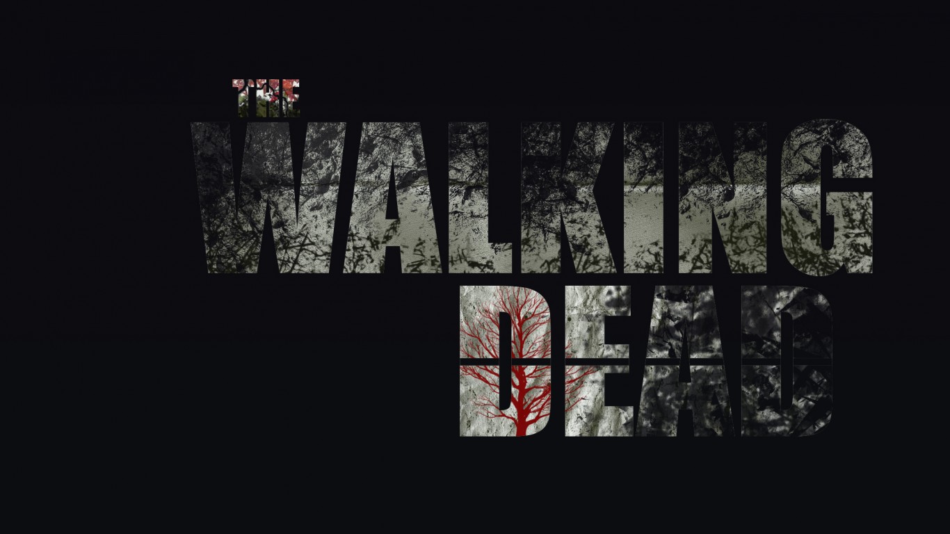 The Walking Dead Logo HD Wallpaper