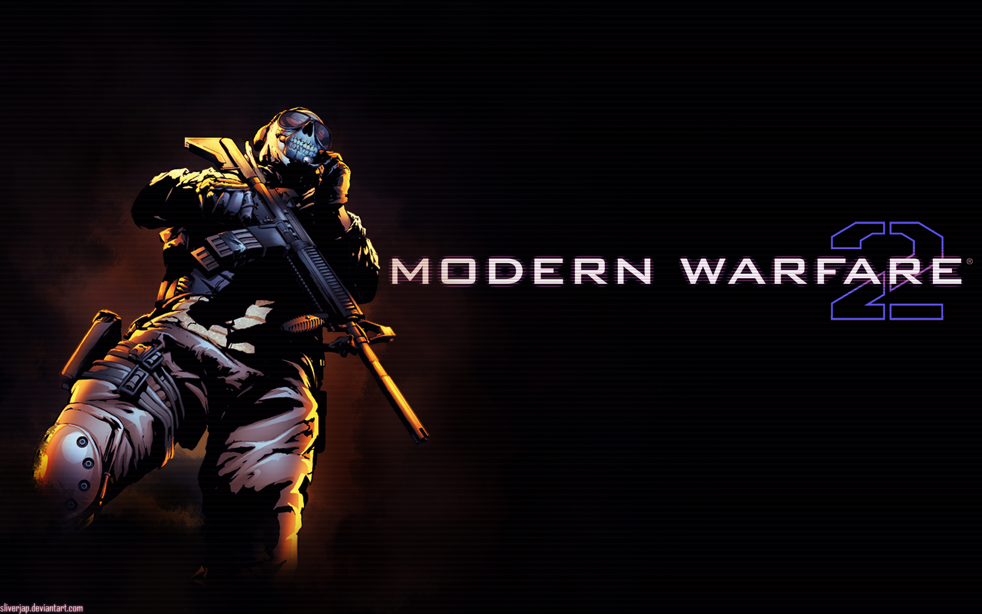 Modern Warfare Ghost Art Wallpaper